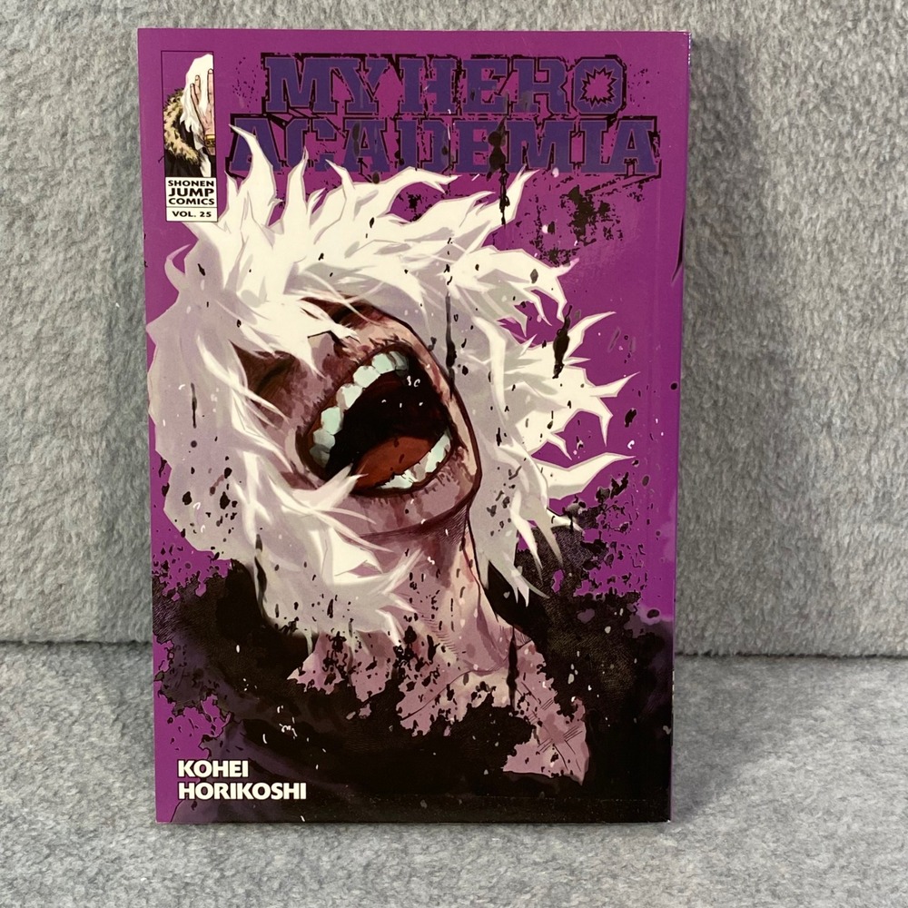My Hero Academia Manga Vol 25 Purple Shigaraki Shonen Jump English Graphic Novel